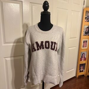 Z Supply Amour Light Gray Sweater